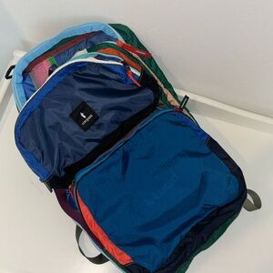 Cotopaxi Multicolor Backpack - Blue, Green, Red